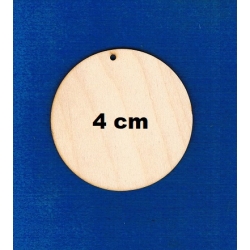 SKLEJKA #3mm Koło 4cm, kółko 4cm  z otworem